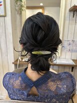 コージー リゾート バイ アンツ 茅ヶ崎駅前店(cozy resort by ANT'S)&nbsp;くびれヘア/アプリコットオレンジ/夏のヘアアレンジ/茅ケ崎