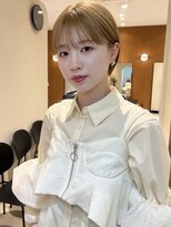 ヤイエ 青山店(yiye)&nbsp;マッシュショート丸みショートボブくびれショート金髪ショート