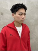 メンズカットメンズショートスパイキーショートピンパーマ渋谷