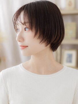カバーヘア イヴ 戸頭店(COVER HAIR EVE) ■顔周りレイヤーハッシュカット丸みショート809戸頭20代30代