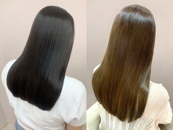 ソンノ(sonno)の写真/【平尾駅5分】傷みが気になる縮毛矯正もダメージレスに◎思わず触れたくなるような柔らかいツヤ髪・美髪へ