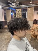 海外風パーマ