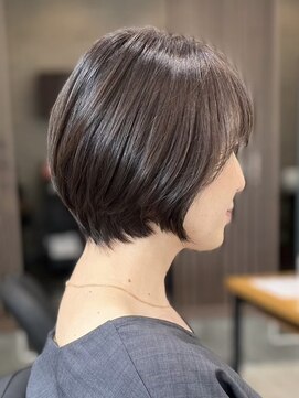 アトリエコア(Atelier Coa) 太白区ショートボブくびれショートイルミナカラー顔周りレイヤー