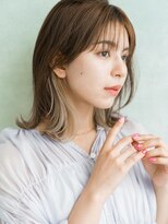 トッカ 千葉ANNEX店(tocca)&nbsp;大人可愛い小顔インナーカラー×モカベージュ