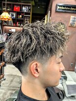 スリーセント 栄(3/cent)&nbsp;【ホワイトメッシュ×ツイストパーマ】