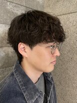 ニアウ 伊勢崎連取店(Niau)&nbsp;MEN’S HAIR/波巻きツイストスパイラル/リバースセンターパート