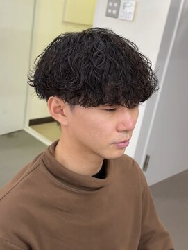 プルーブトウキョウ 渋谷(PROVE TOKYO) 爽やかビジネスツーブロック無造作ナチュラル波巻きパーマ