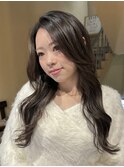 艶髪カラー ナチュラルハイライト