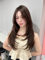 ボタン コロン 表参道 原宿(VOTAN COLON) オリーブブラウン/レイヤーカット/透明感カラー/韓国ヘア