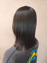 ヘアーデザイン ビビッドリンク(HAIR DESIGN VIVID link)&nbsp;縮毛矯正切りっぱなしボブ