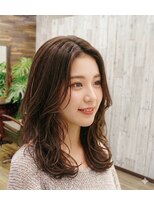 セルンティーヘアー(CERNE tie hair)&nbsp;シアーショコラ・ウェーブセミディ