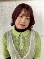 グラスヘア 石垣店(Grass Hair)&nbsp;ピンクブラウン（ブリーチなし）