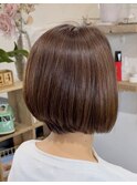 【前下がりボブ】がオシャレで素敵です。
