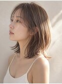 【HEY 松本】くびれレイヤーボブ×透明感アッシュベージュ