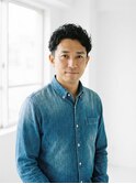 大人の好印象　黒髪カールショート