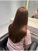 縮毛矯正×明るめcolor &nbsp;Ayaka