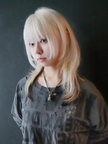 アルバム 新宿(ALBUM SHINJUKU)&nbsp;小顔透明感カラーウルフレイヤーロング_ba529841