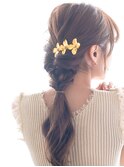 簡単ヘアアレンジ♪ 結婚式や二次会にもおすすめのくるりんぱ♪