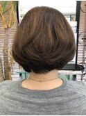 大人可愛いショートボブ