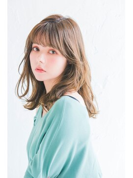 リトル ニア 町田(little×near) ラフでキュートなセミロングヘア