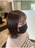 前上がりボブ