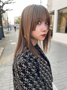 フェイバリットガーデン(favorite garden) 顔まわりレイヤー20代30代大人可愛い姫カット切っぱなしボブ