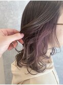 soso インナーカラー×ピンク