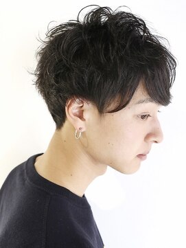 アビント バイ レシッド 武蔵小杉(abinto by rcid) やわらかニュアンスショート×フェザーマッシュ