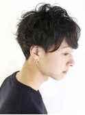 やわらかニュアンスショート×フェザーマッシュ
