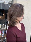 白髪ぼかし ハイライト 白髪染め卒業