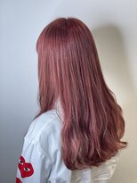 ヘア サークル ジープ 石井店(hair circle geep)&nbsp;可愛いさ◎ピンクカラー