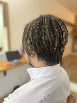 オダンゴヘアー(odango hair) ぬきっぱなしハイライト