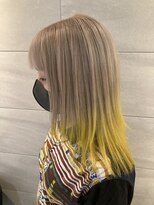 リー 京橋(Lee) 【Lee京橋】ミディアム×イエローグラデーション