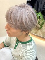 ヒビヲ(HIBIO)&nbsp;ショートボブケアブリーチダブルカラーミニボブハイトーンカラー