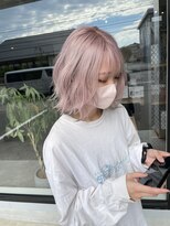 ナンバー(number+)&nbsp;20代30代大人可愛いシアーピンク透明感艶ストレート