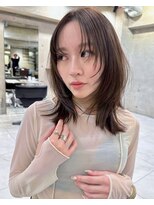 サイン 表参道(SIGN)&nbsp;韓国ヘアイメチェンハッシュカット似合わせカットレッドブラウン