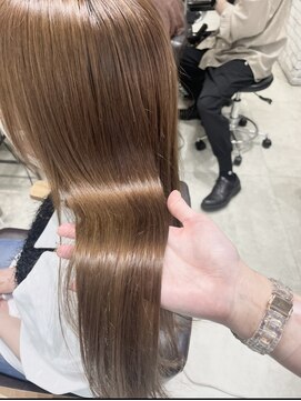 フェリア 渋谷(Feria) 【Feria 渋谷】ブリーチなし×ベージュブラウン "Tsuyuki"