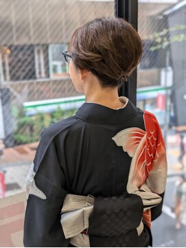 ヒデ美容室 ショートヘアアレンジ