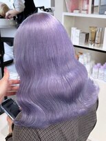 ベレーザ 渋谷(BELEZA)&nbsp;10741艶髪ラベンダーパープル韓国風巻きラベンダーミルクティー