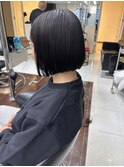 髪質改善ストレート　ボブ