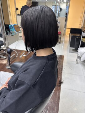 シャンプーボーイエイムス(SHAMPOO BOY aims) 髪質改善ストレート　ボブ