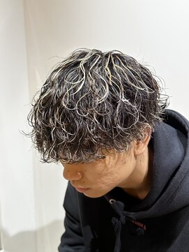 ルースト 京都河原町店(ROOST) メッシュ波巻きパーマ