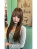 【髪質改善】髪質改善ストレート+CUT+トリートメント【柔らかストレート】