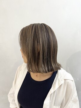 マスカリ(muscali) くびれヘア#ハイライトカラー#アプリコットオレンジベージュb43