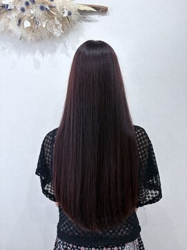 コク(COQU.) ピンクブラウンロングストレート