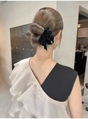 結婚式参列ヘアセット！カチモリタイトヘアセット/中西