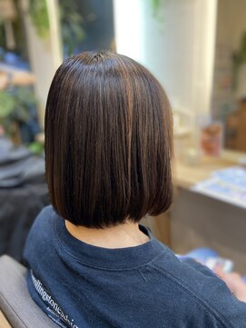 ニーナ 三軒茶屋(nina) 縮毛矯正と一緒に白髪染め＆ハイライト！