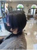 BLUE×BLACKツートーンカラー