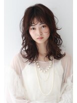 マッシュアンドマッシュアヴェダ ららぽーと福岡店(mash&mash AVEDA)&nbsp;大人フェイスレイヤーセミロング