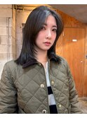 赤みを抑えたトレンドグレージュ